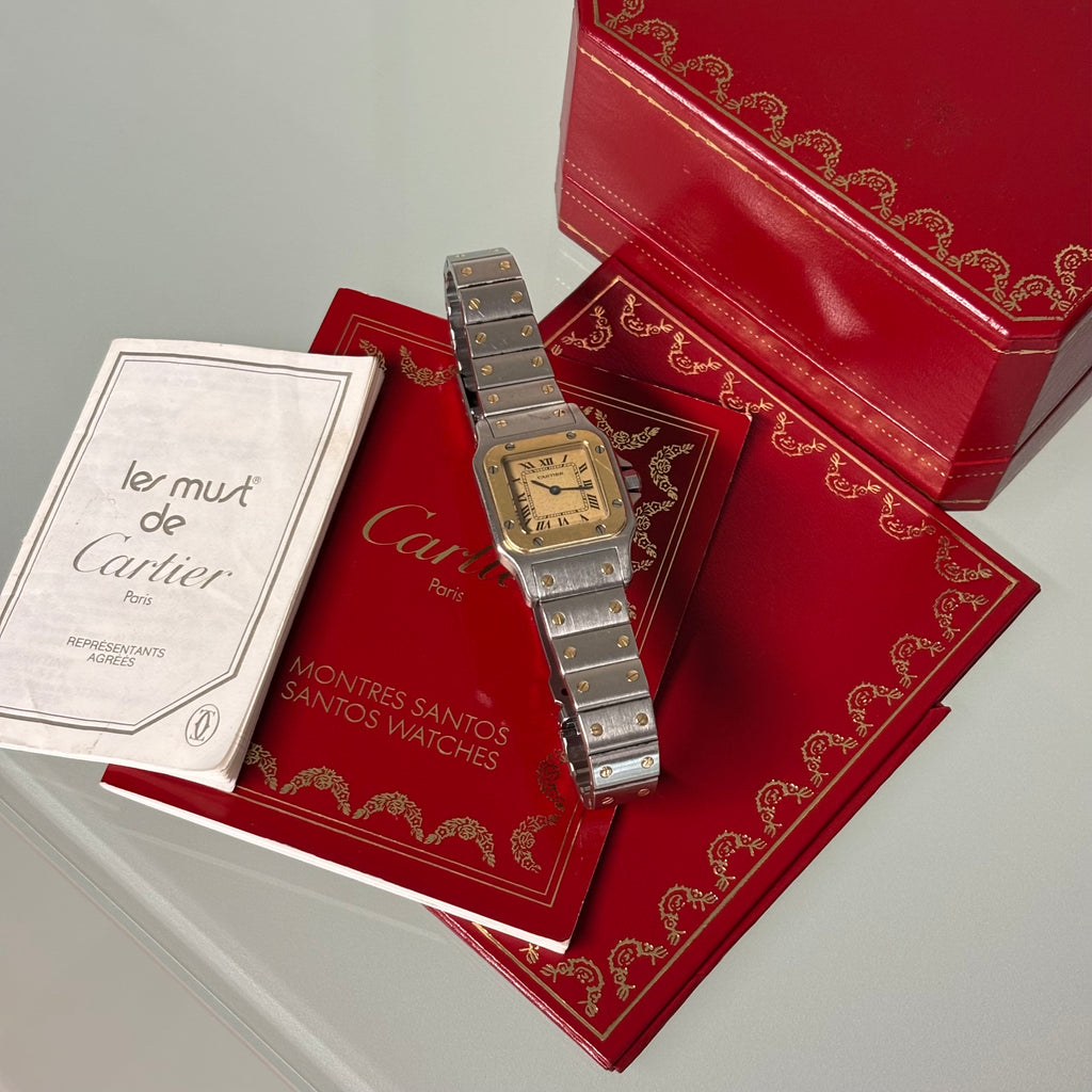 Cartier Santos Galbee PM with box & booklets