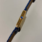 Cartier Tank Lapis lacquer PM with original buckle