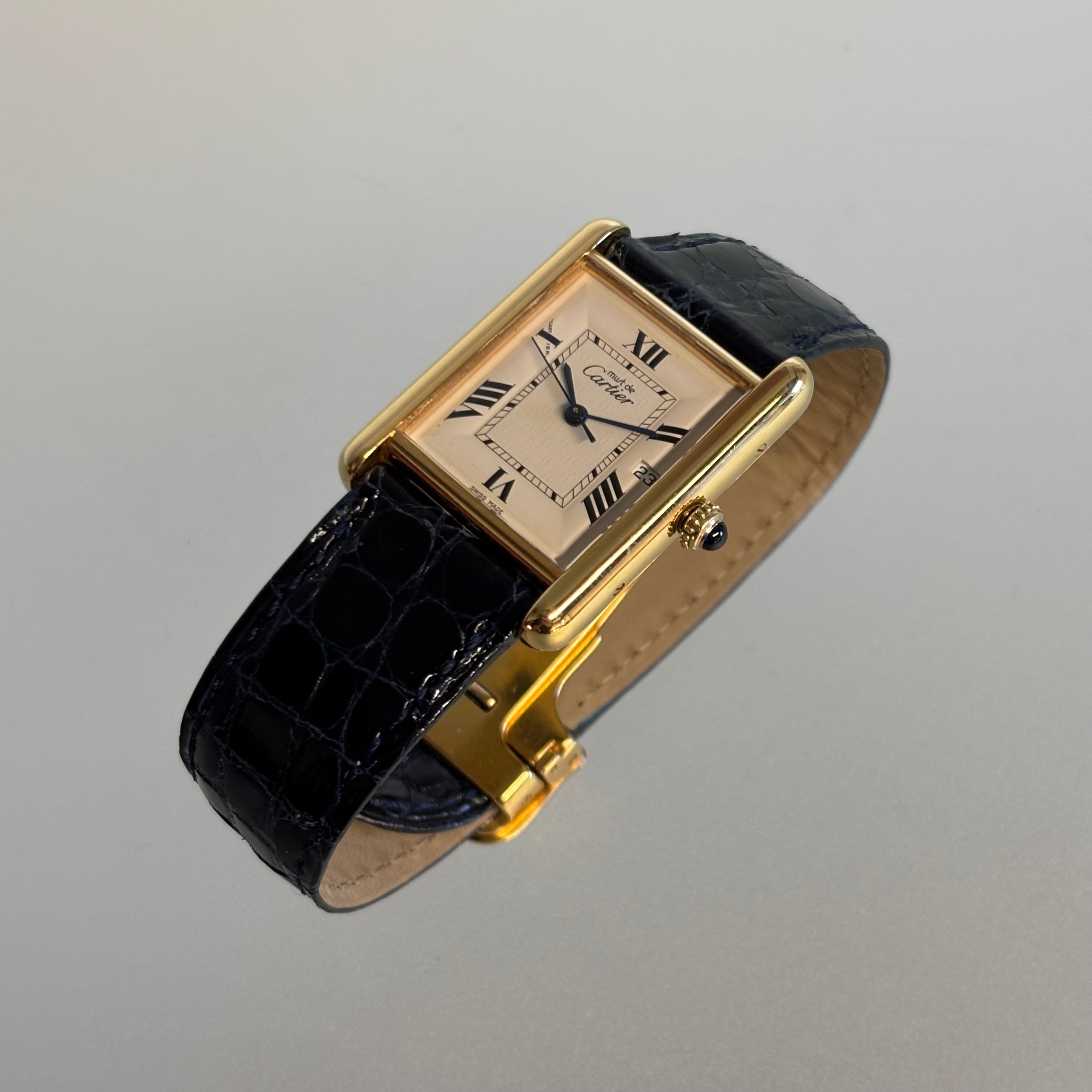 Cartier Tank XL with original strap & clasp