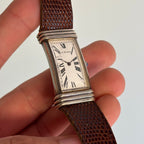 Barthelay Silver Wristwatch – Rectangular Case, Vintage Model