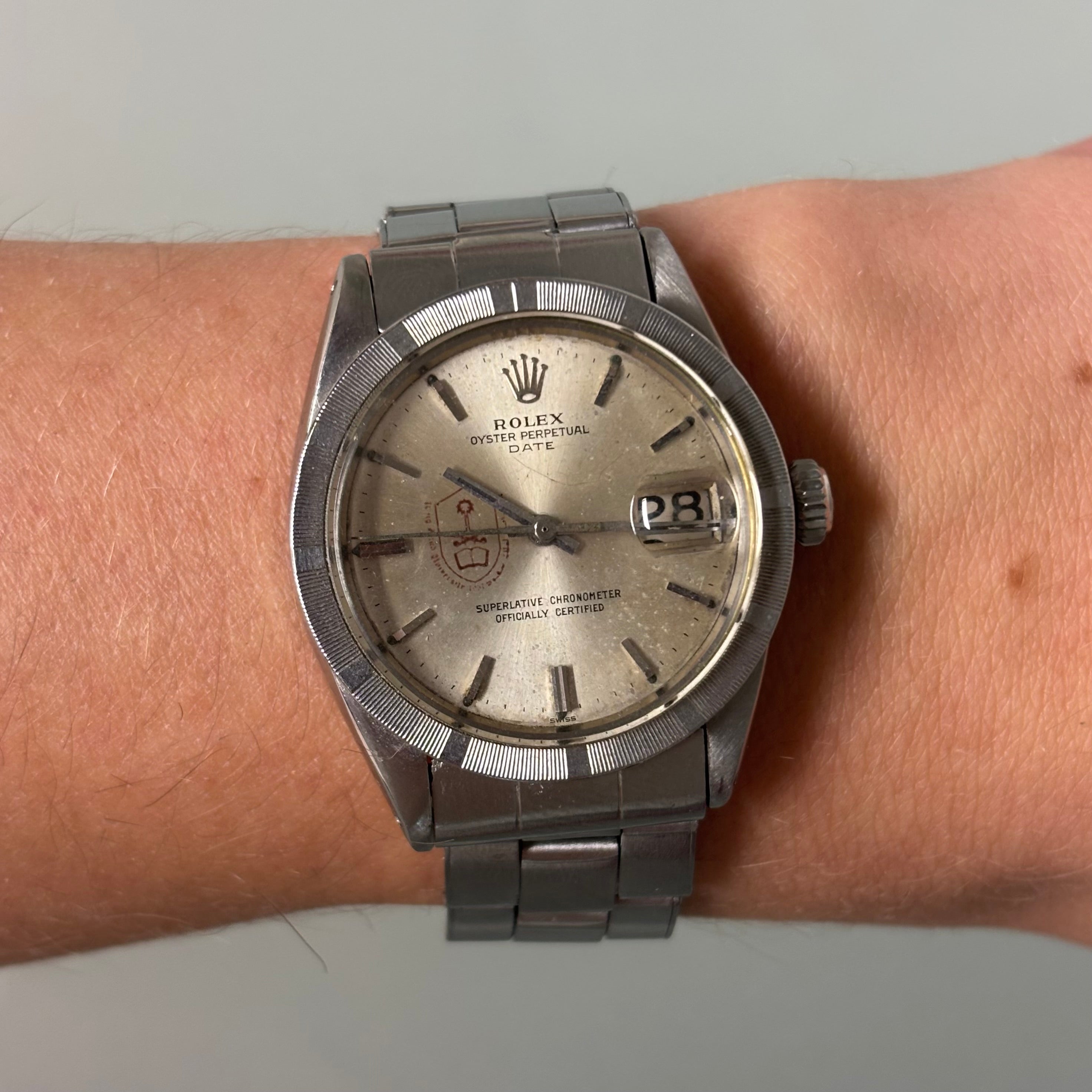 Rolex Date Ref. 1500 – Saudi University Dial, 34 mm Vintage