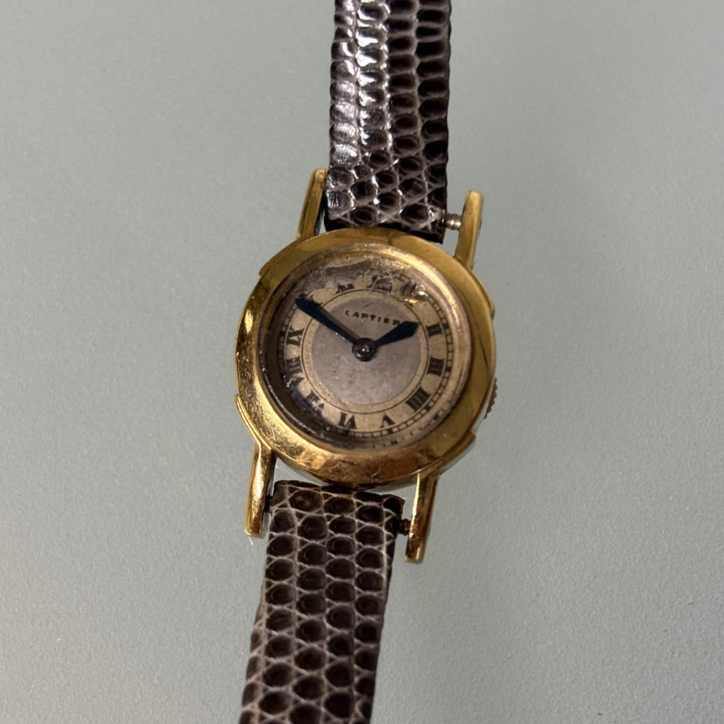 Cartier Jaeger LeCoultre Duoplan 18k
