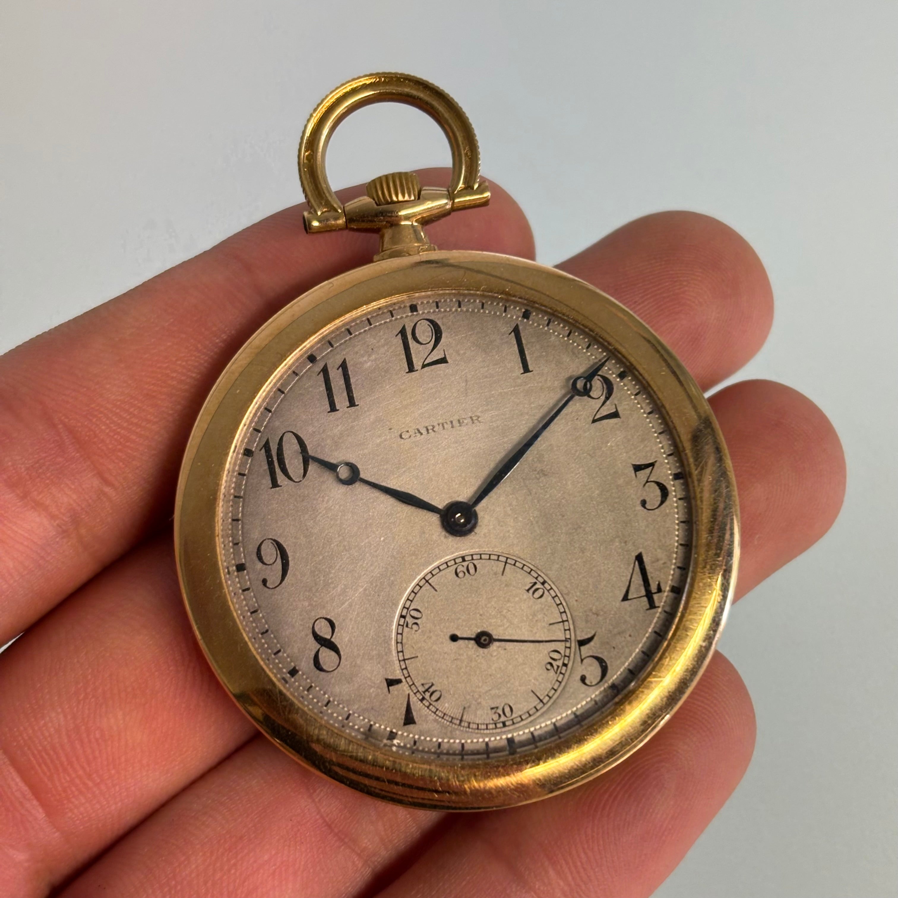 Cartier Ewc 18k pocketwatch
