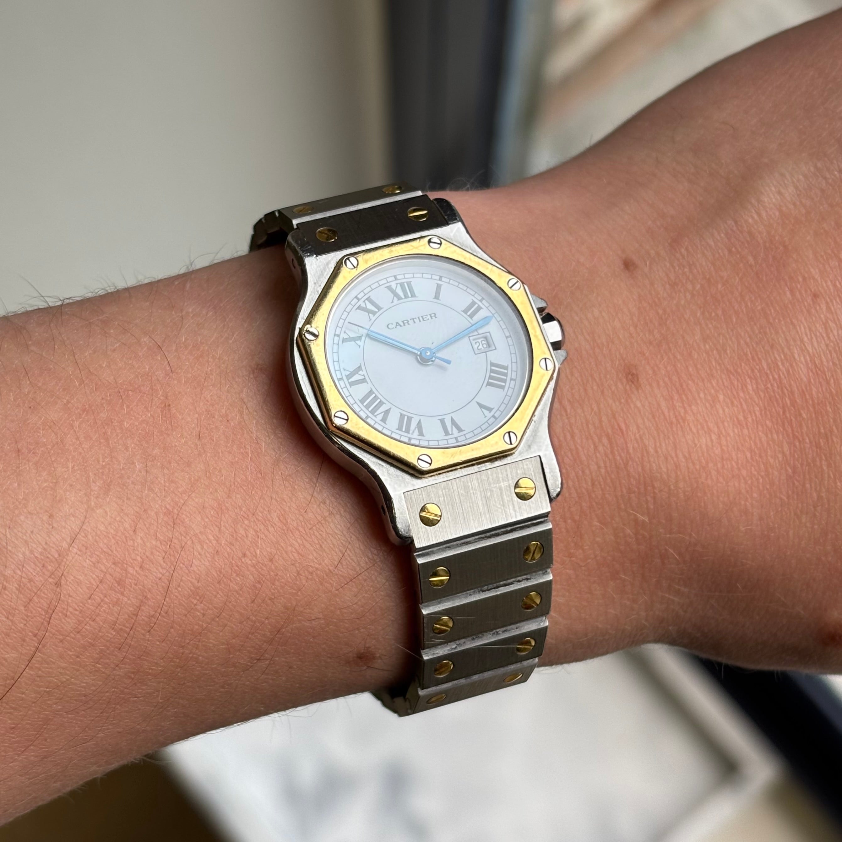 Cartier Santos Octagon GM Gold/Steel