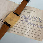 Cartier Stepped Tank – Full Set with Box & Papers, 1977