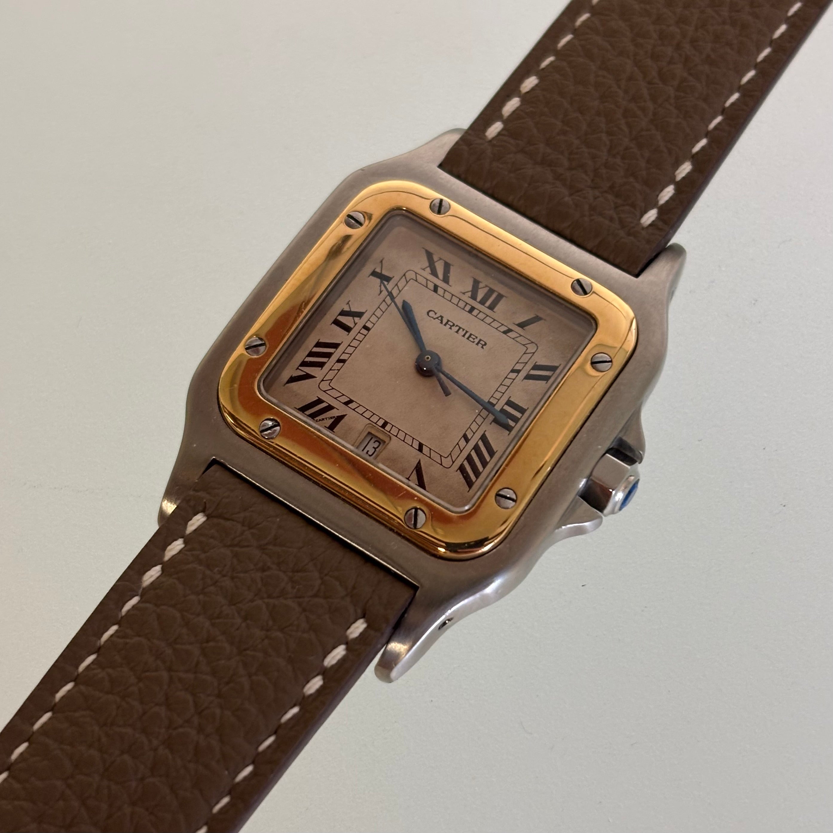 Cartier Santos GM with strap