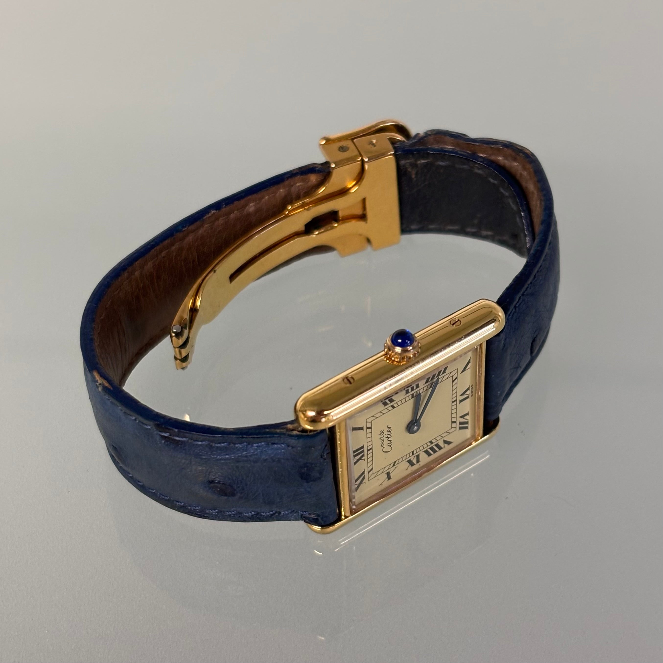 Cartier Tank GM with original strap & clasp