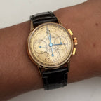 Cartier Universal Genève 18k Rose Gold Compax