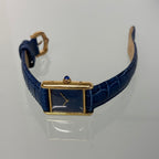 Cartier Tank PM Lapis lacquer with buckle