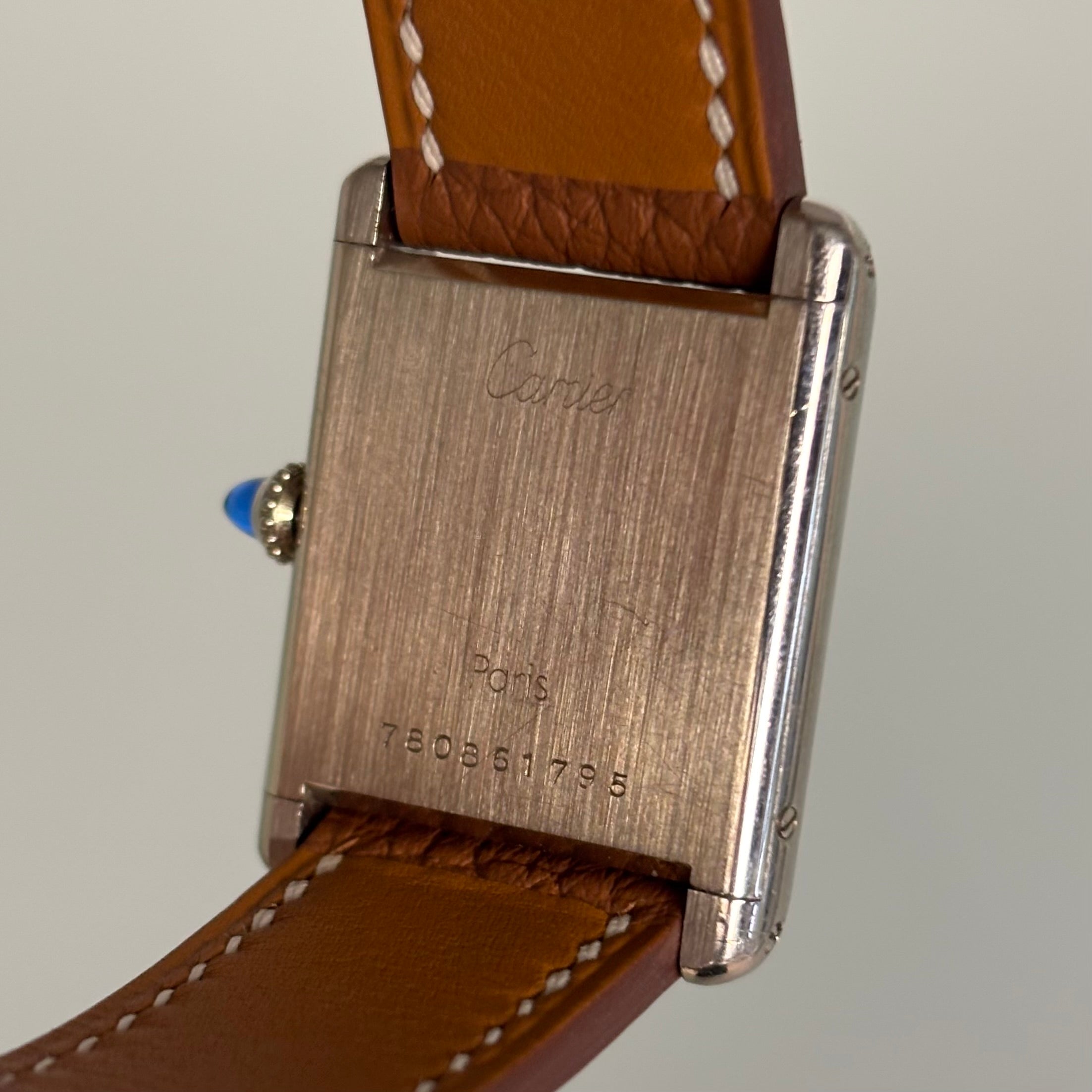 Cartier Tank Ref. 78086 White Gold Vintage Watch – Full Set