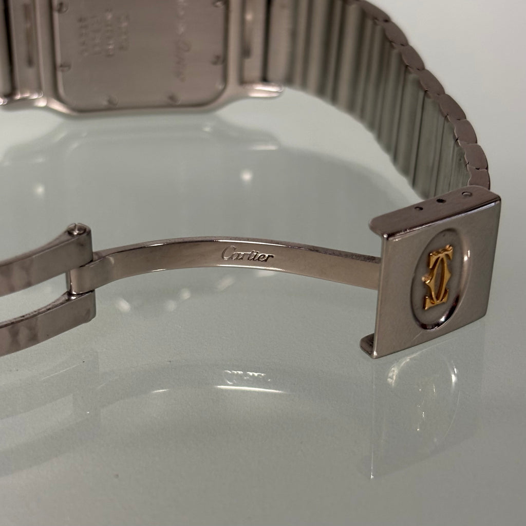 Cartier Santos Galbée GM Gold/Steel
