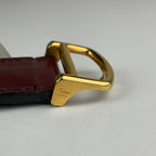 Les Must de Cartier Belt – Bordeaux Leather, Size 76–84 cm