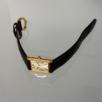 Cartier Tank champagne GM with original buckle