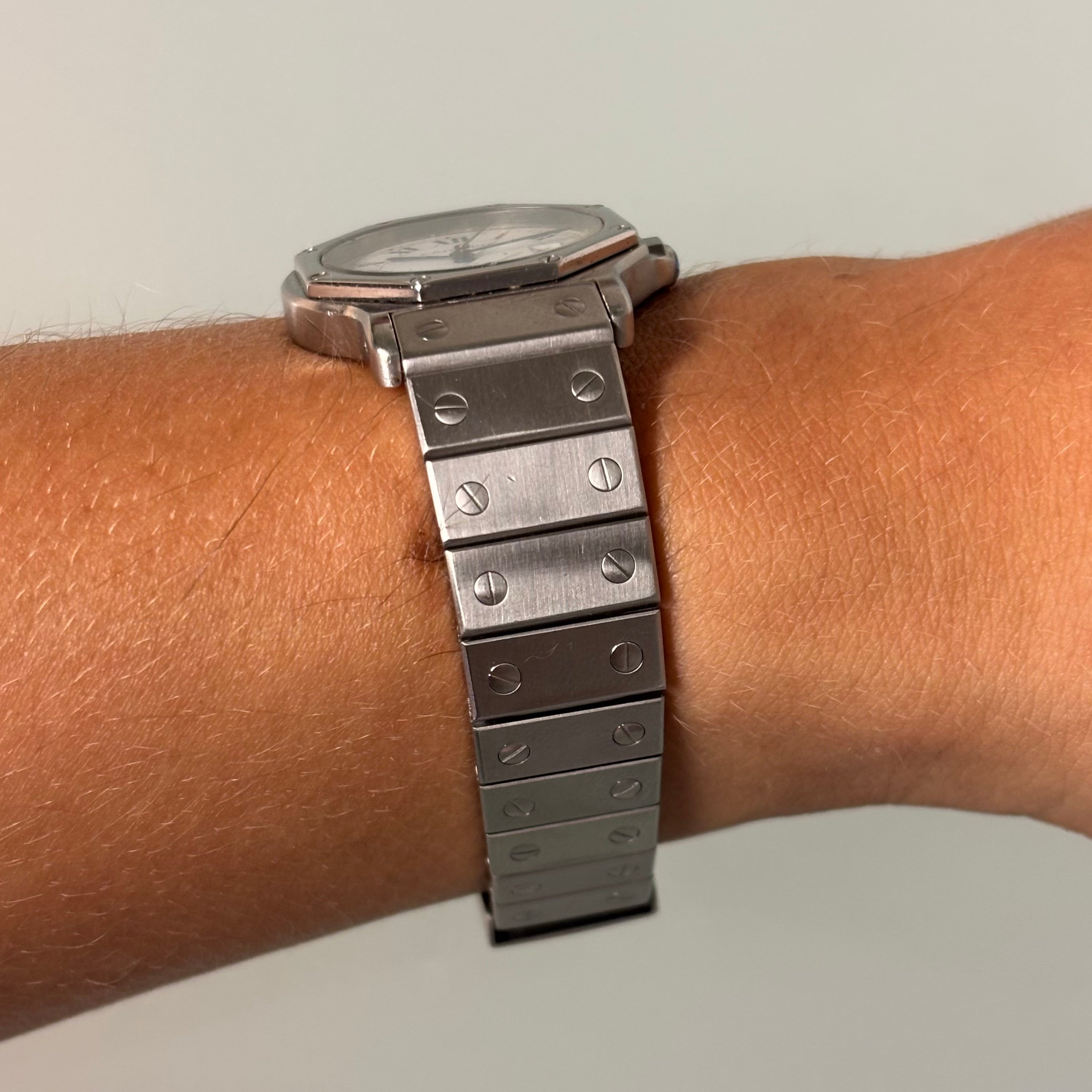 Cartier Santos Octagon Automatic GM Steel