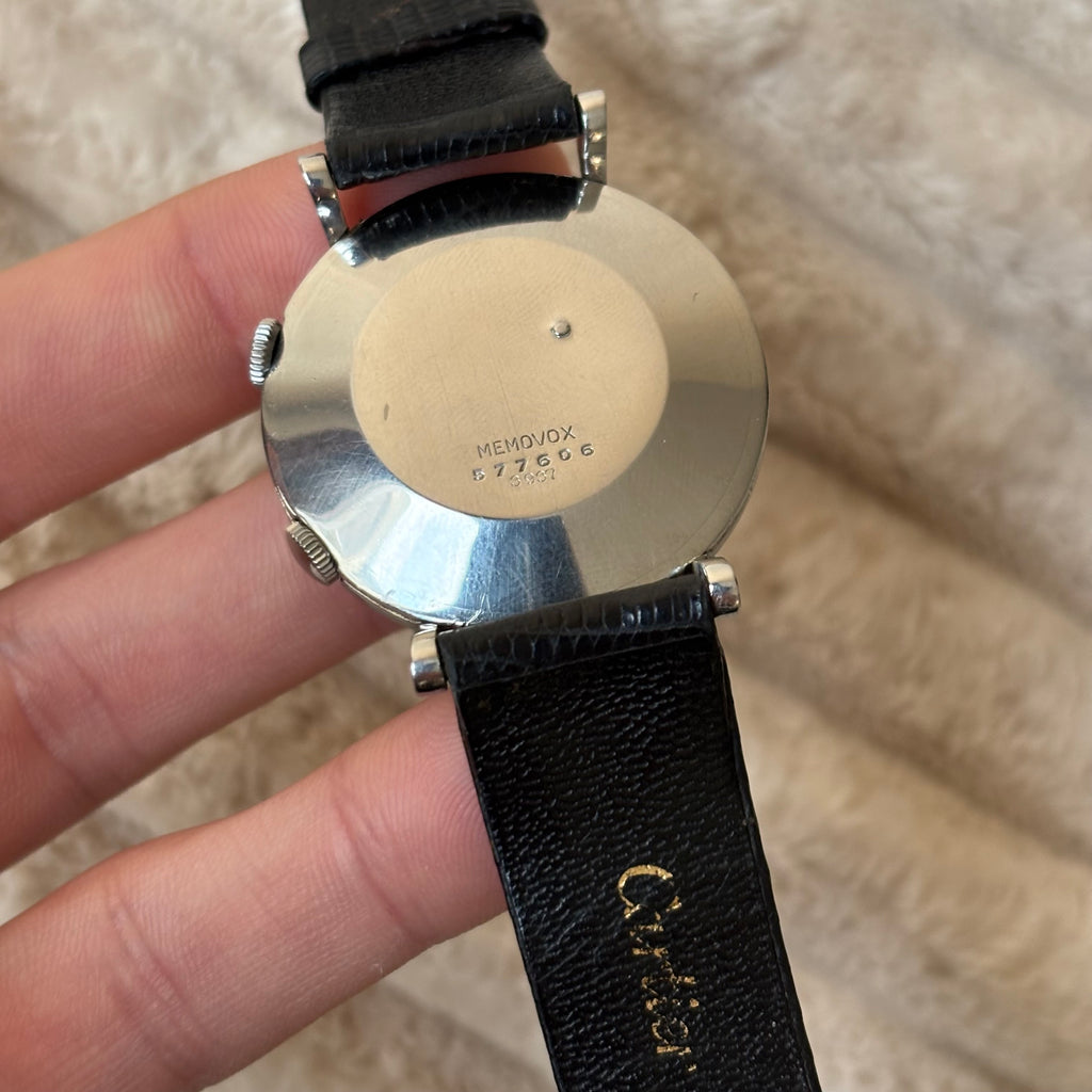 Cartier Memovox Jaeger-LeCoultre Steel Vintage Watch