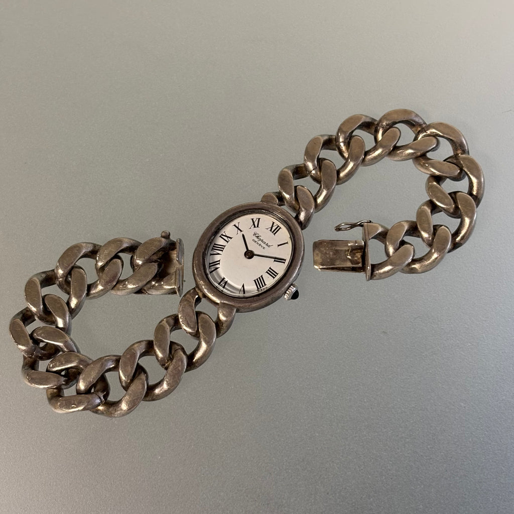 Chopard Silver Cuban Bracelet watch