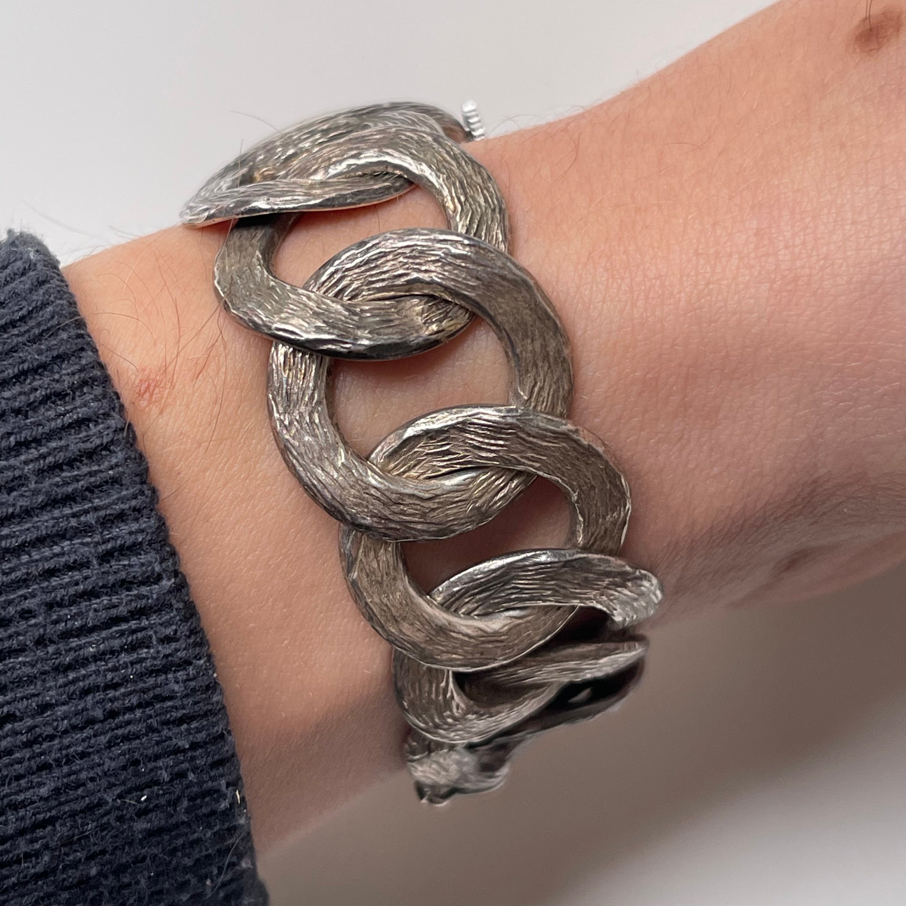 Alexis Barthelay silver bracelet watch