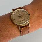 Cartier EWC Wristwatch – 18K Yellow Gold, 1940s Vintage