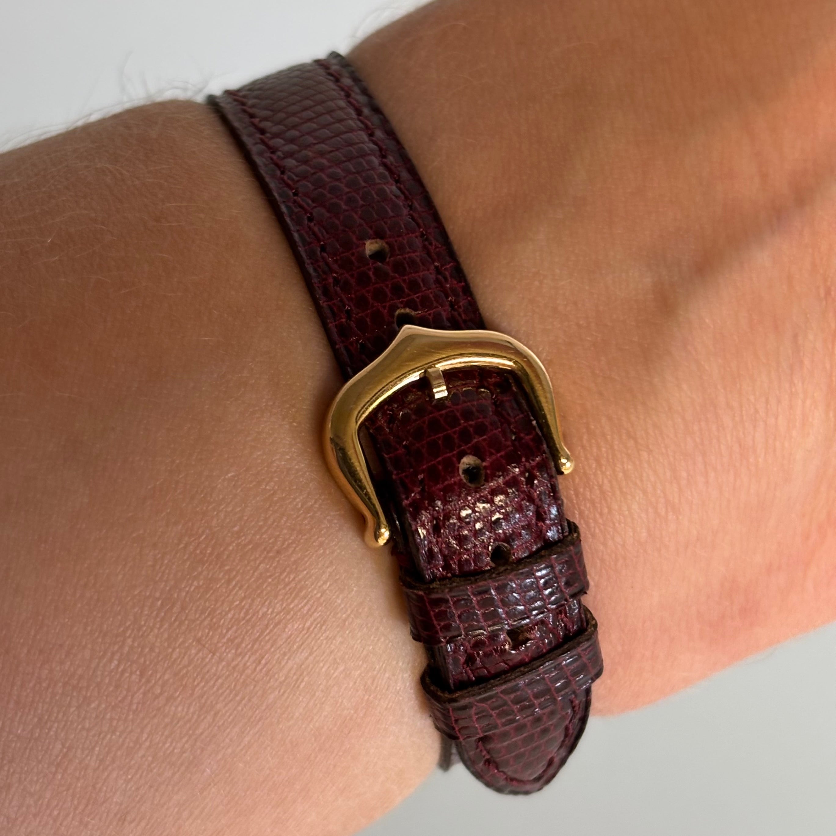 Cartier 18k Santos Octagon PM