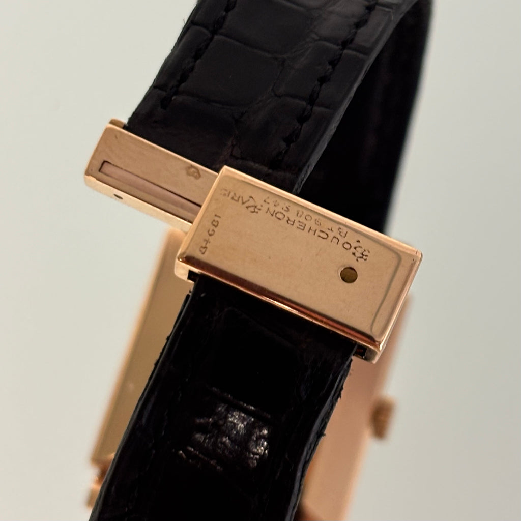 Boucheron Carrée 18k rose gold