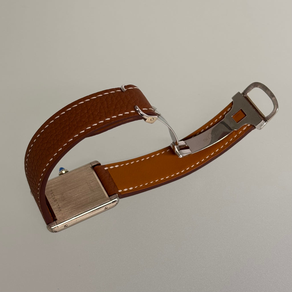 Cartier Tank Ref. 78086 White Gold Vintage Watch – Full Set