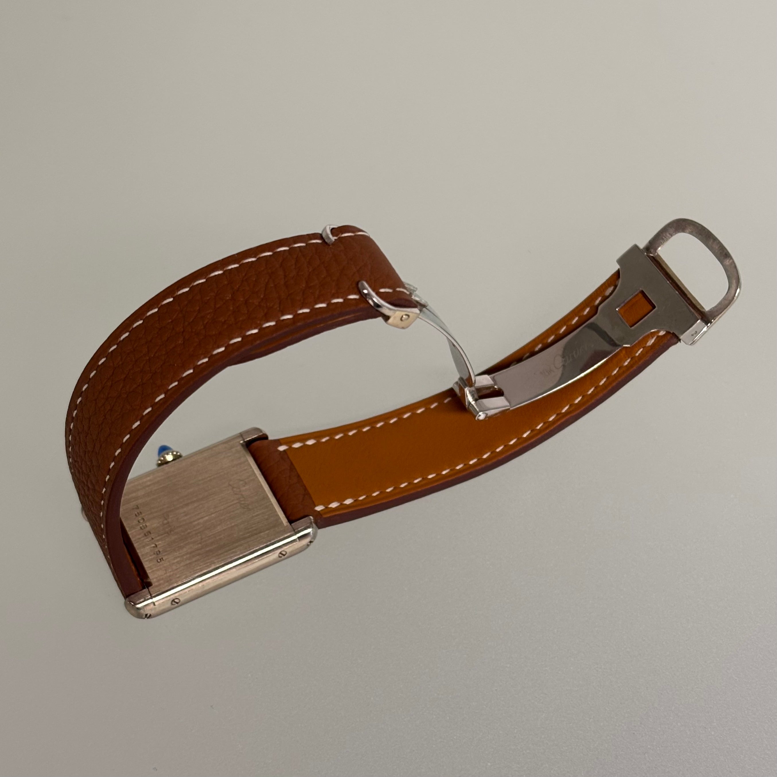 Cartier Tank Ref. 78086 White Gold Vintage Watch – Full Set