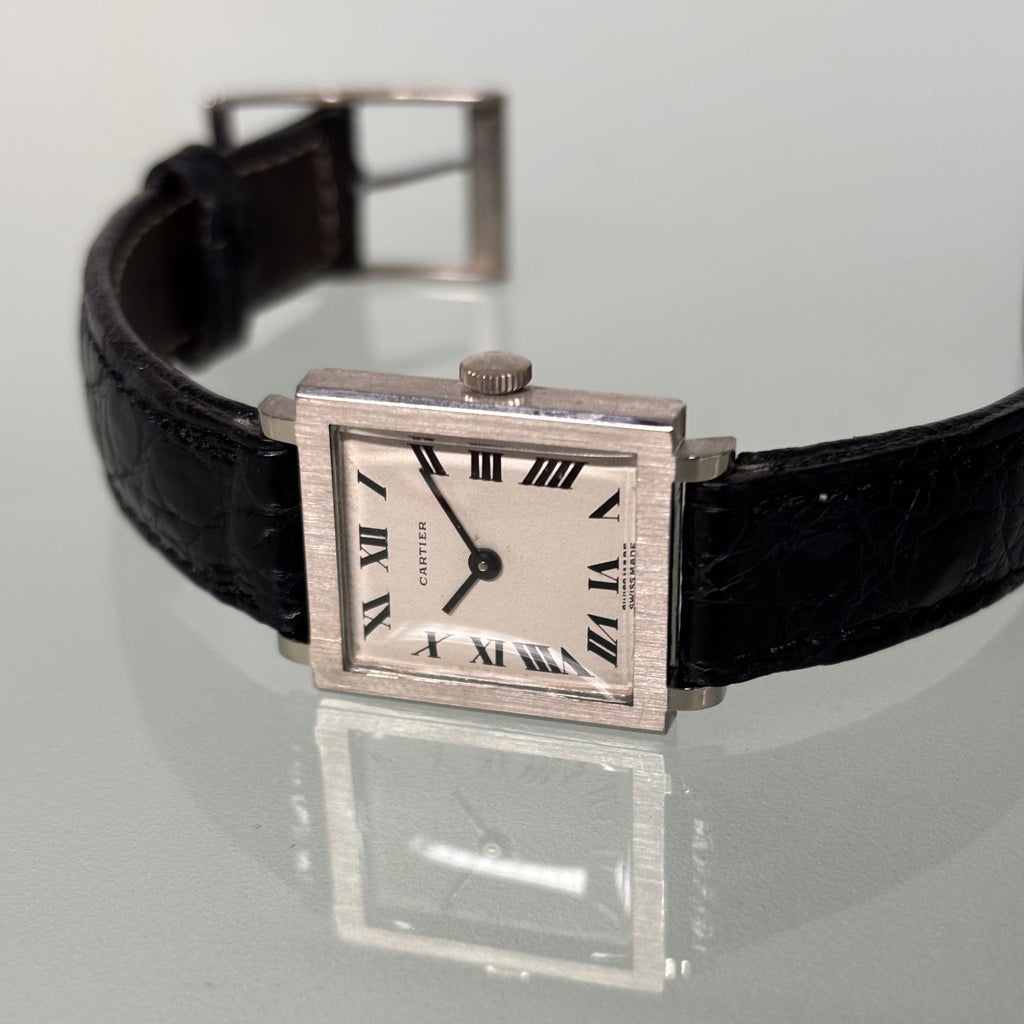 Cartier Bueche Girod White Gold Tank