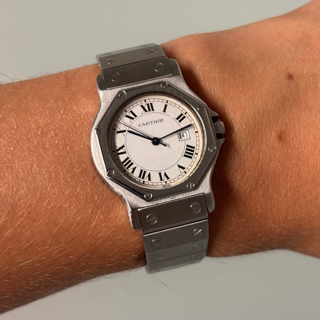 Cartier Santos Octagon Automatic GM Steel