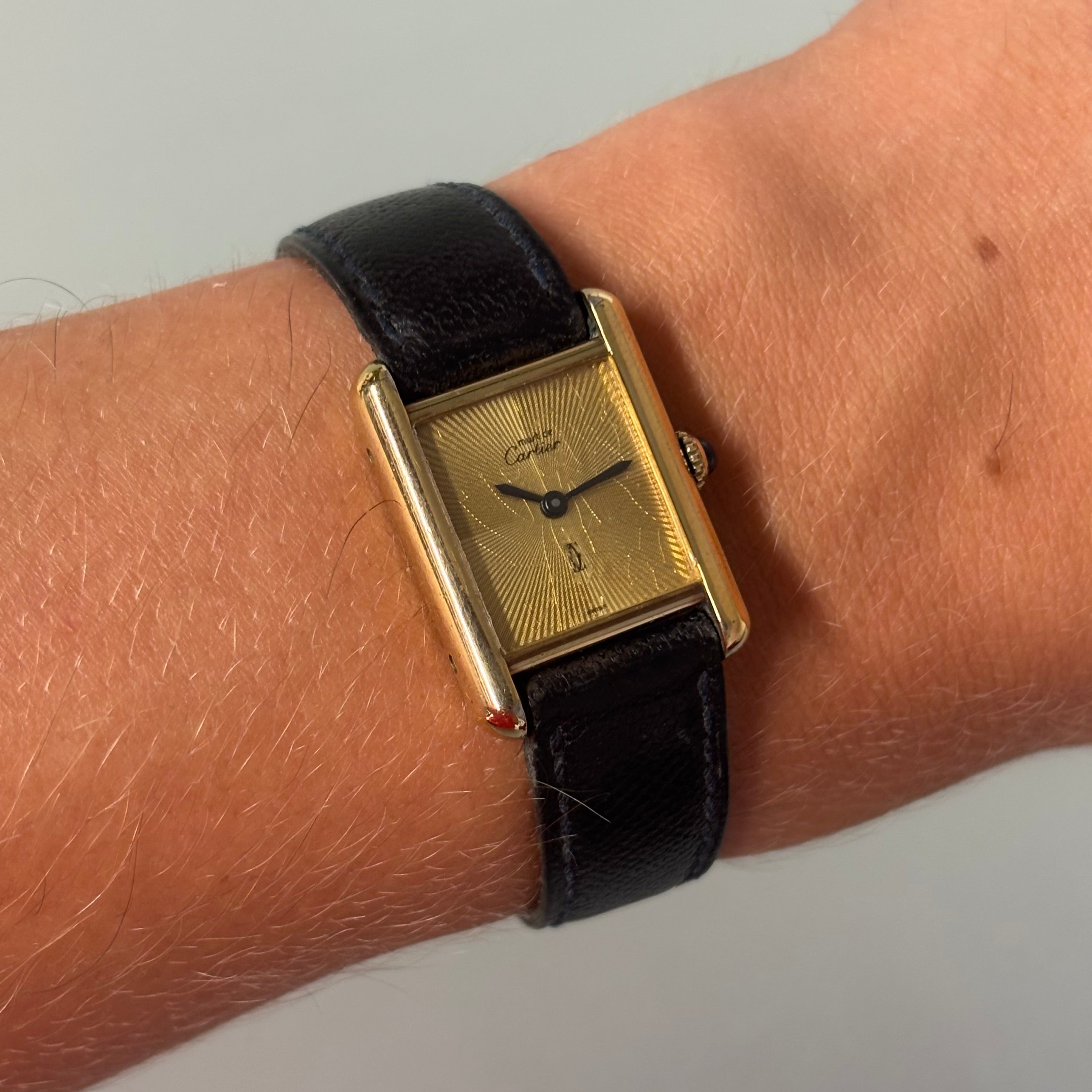 Cartier Tank PM Discor spider dial