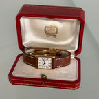 Cartier Tank 1960s with original 18k deployant & box