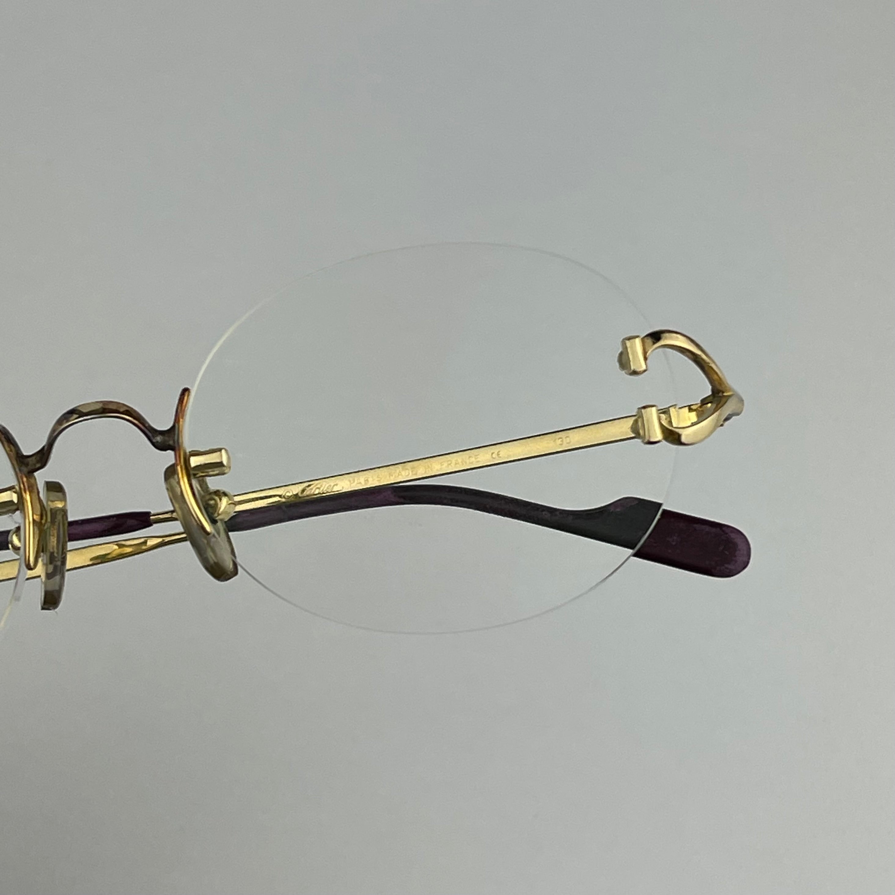 Cartier C decor glasses