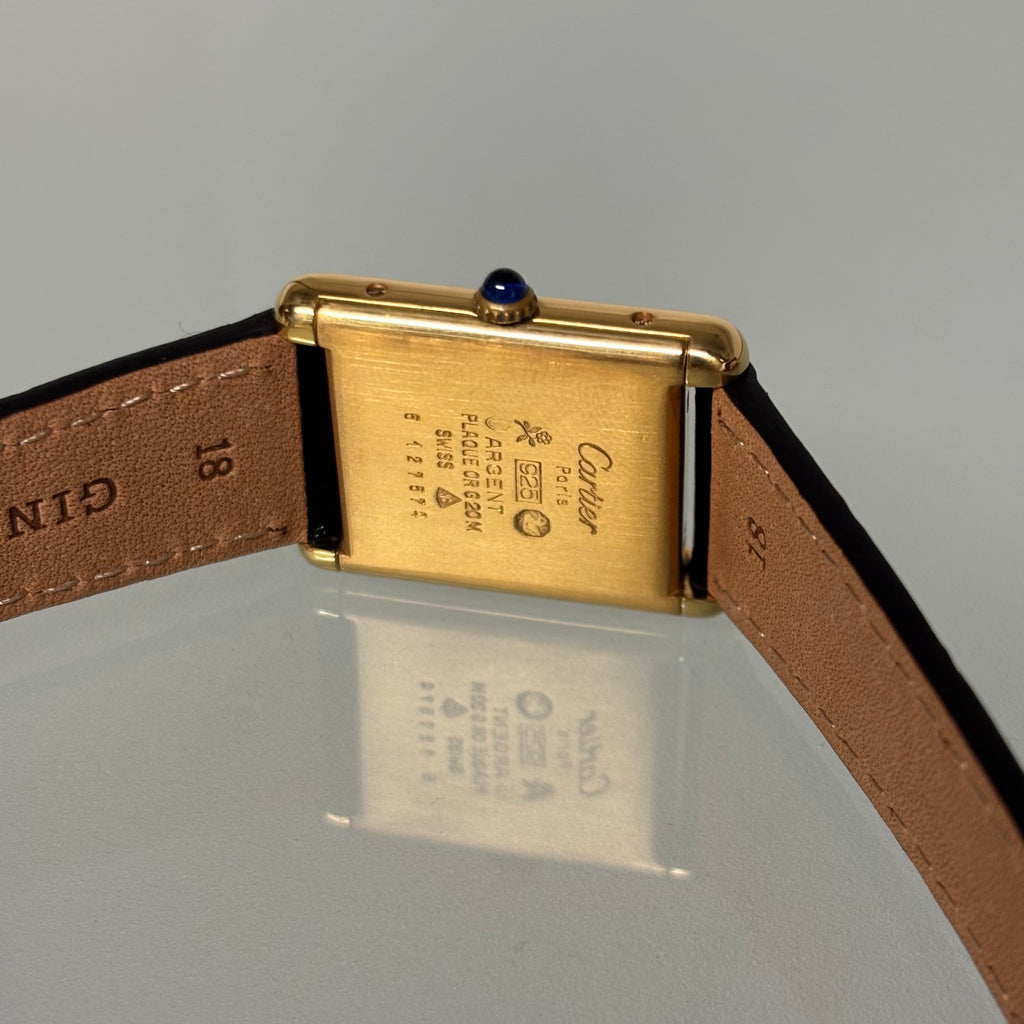 Must de Cartier Lemon dial GM hand wound