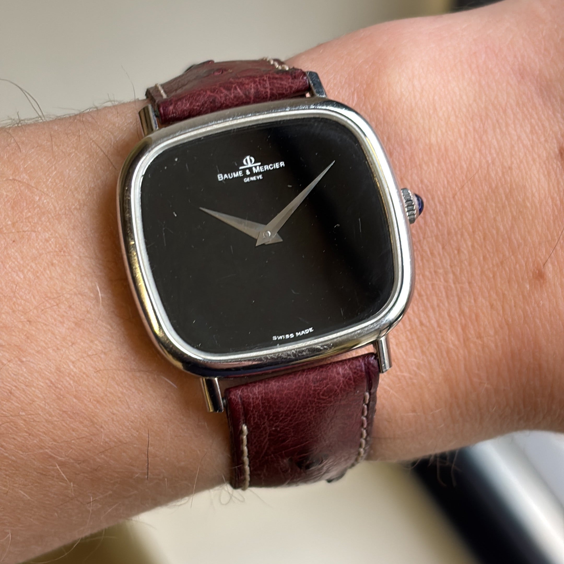 Baume & Mercier “TV Screen” Wristwatch – Black Dial