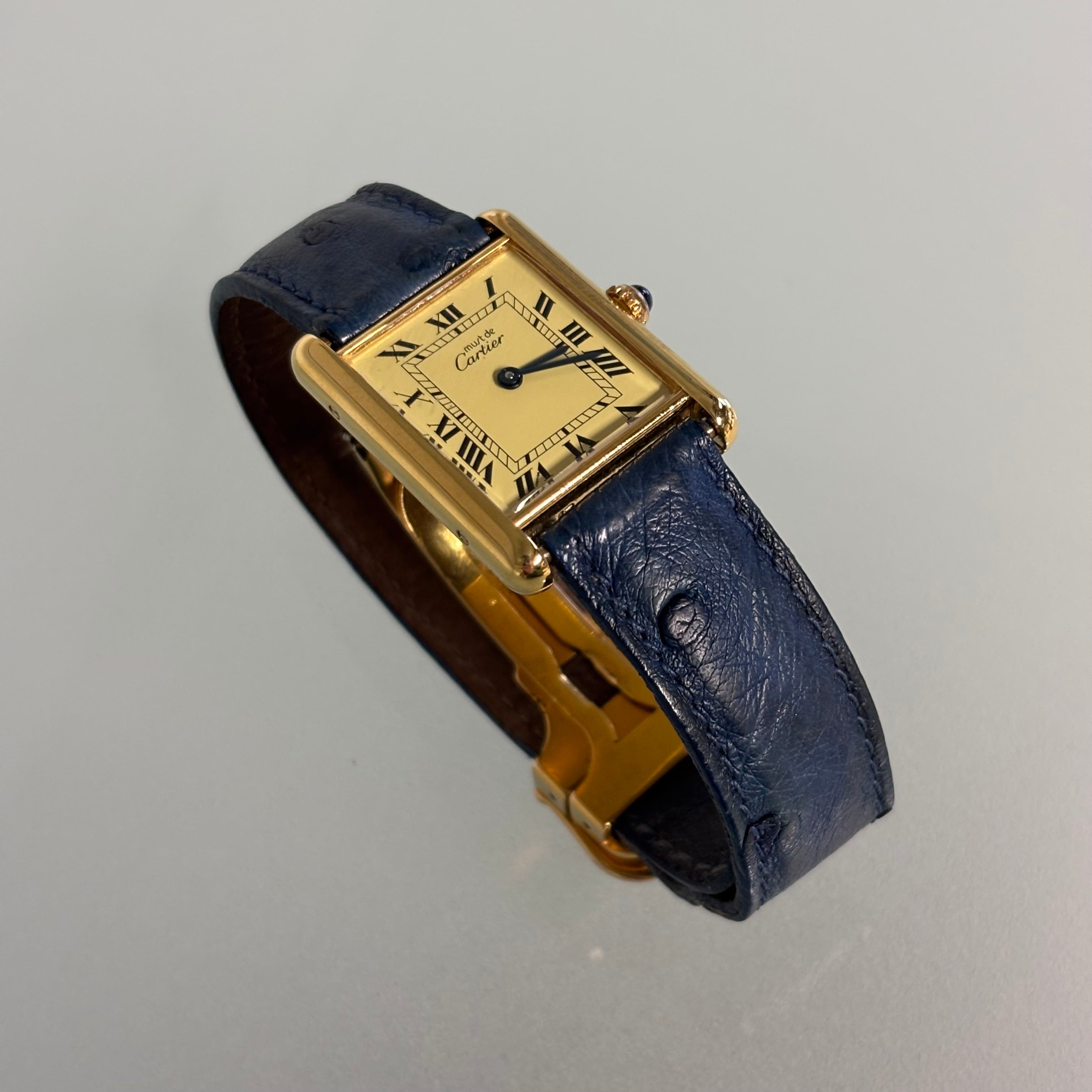 Cartier Tank GM with original strap & clasp