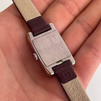 Omega De Ville NOS Tank – Double Signed Silver Dial