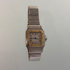 Cartier Santos Galbée Gold/Steel Petit Model