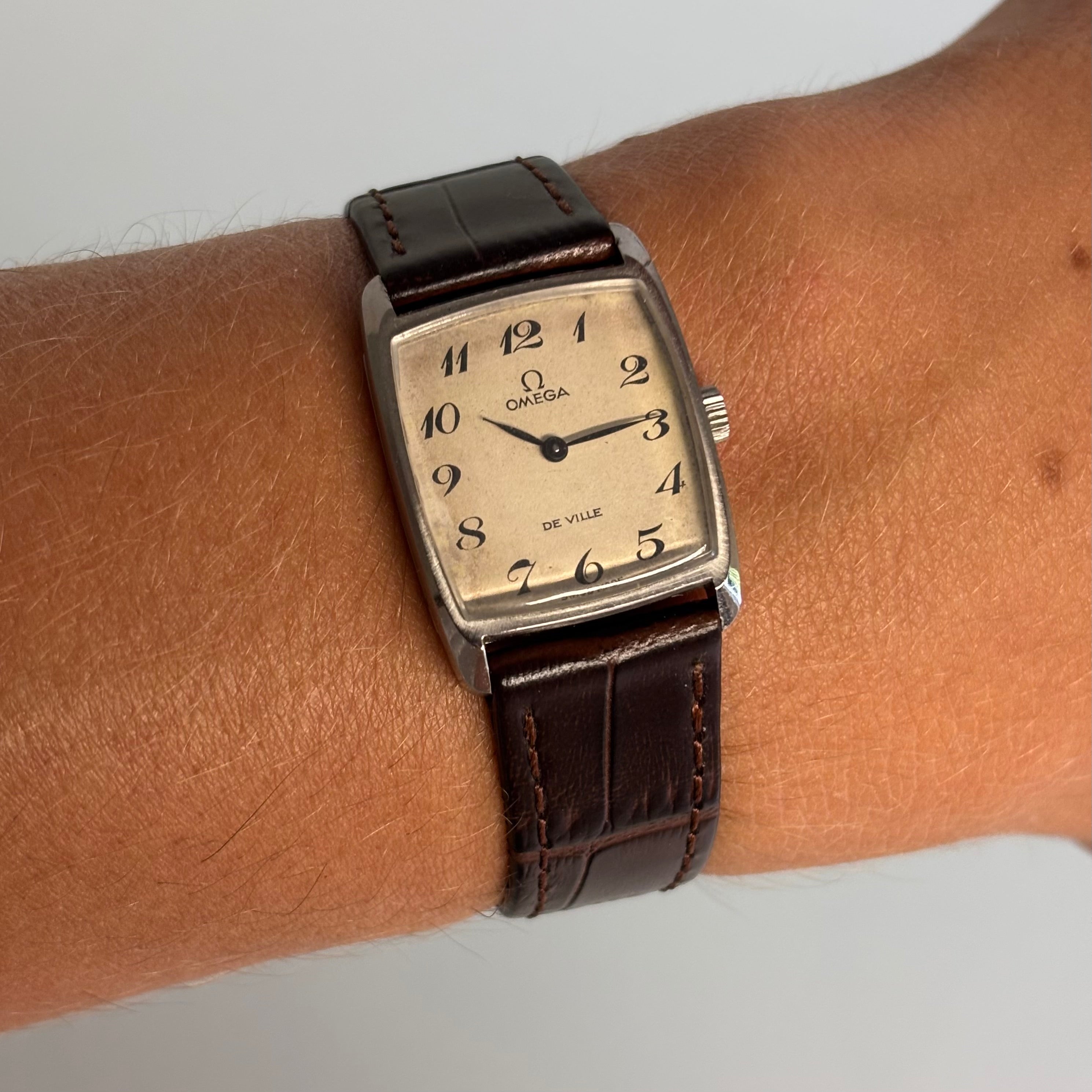 Omega De Ville Tank Breguet dial