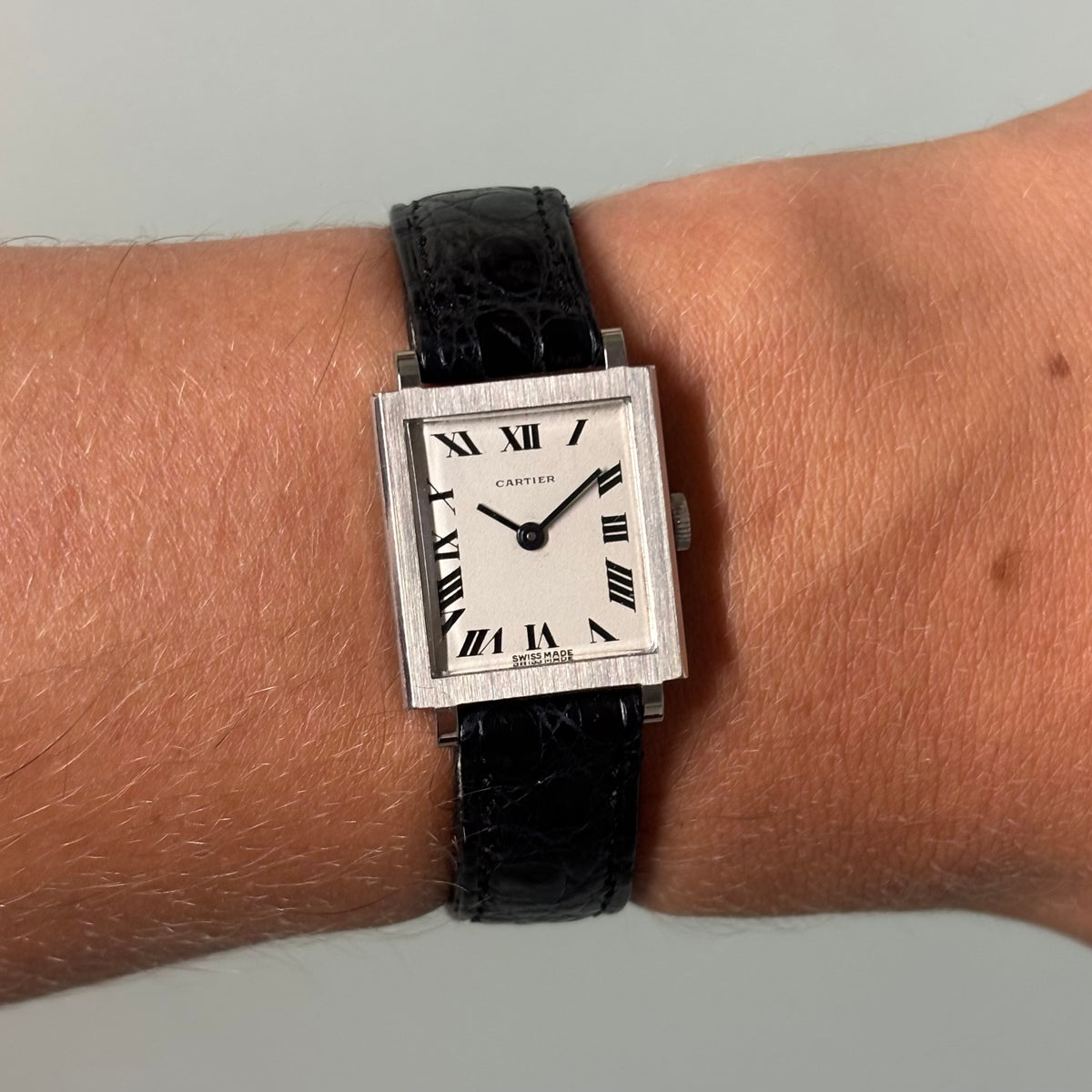Cartier Bueche Girod White Gold Tank