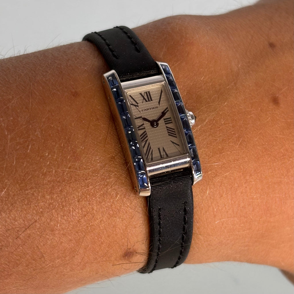 Cartier Tank Lanieres factory baguettes