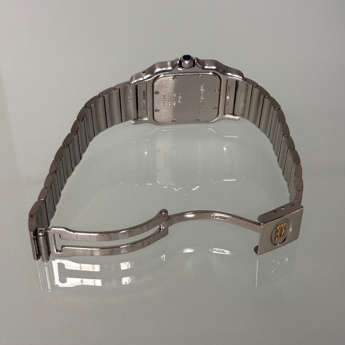 Cartier Santos Galbée GM Gold/Steel