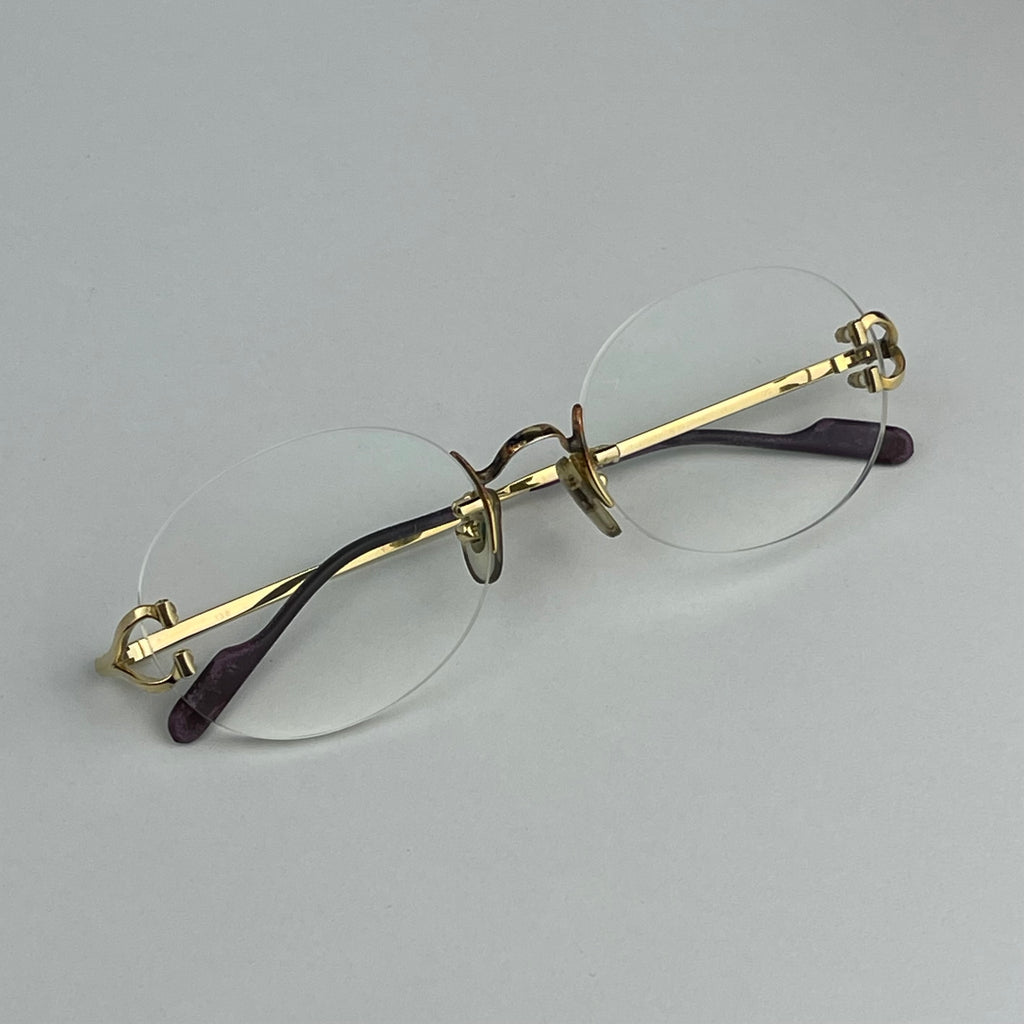 Cartier C decor glasses