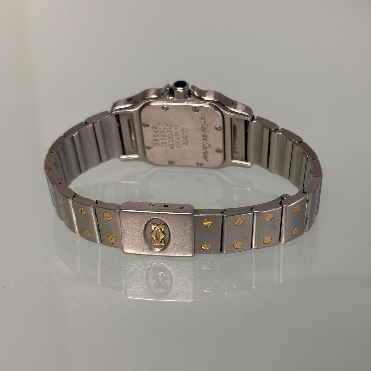 Cartier Santos Galbée Gold/Steel Petit Model