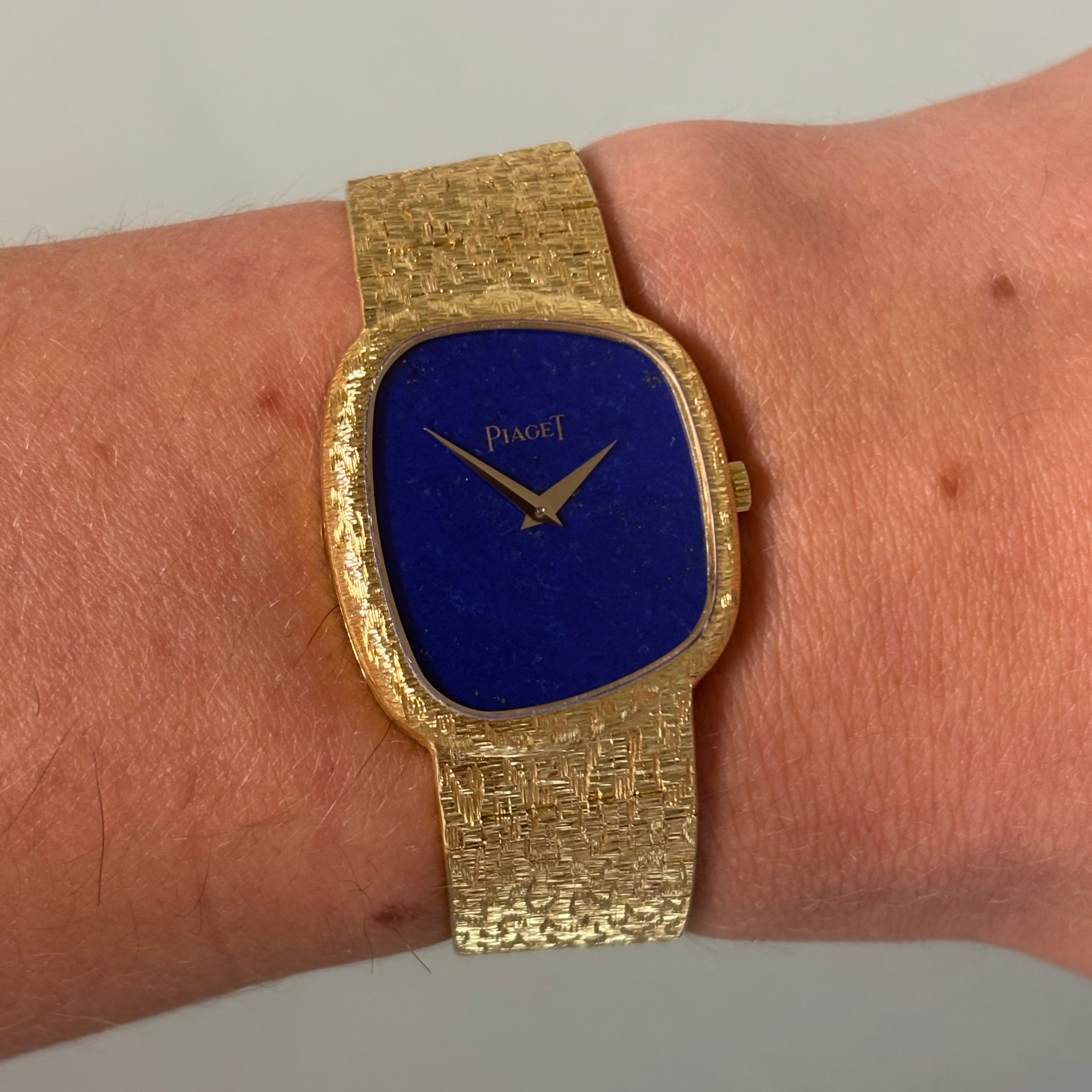 Piaget 18k gold Assymetric Lapis Full Set