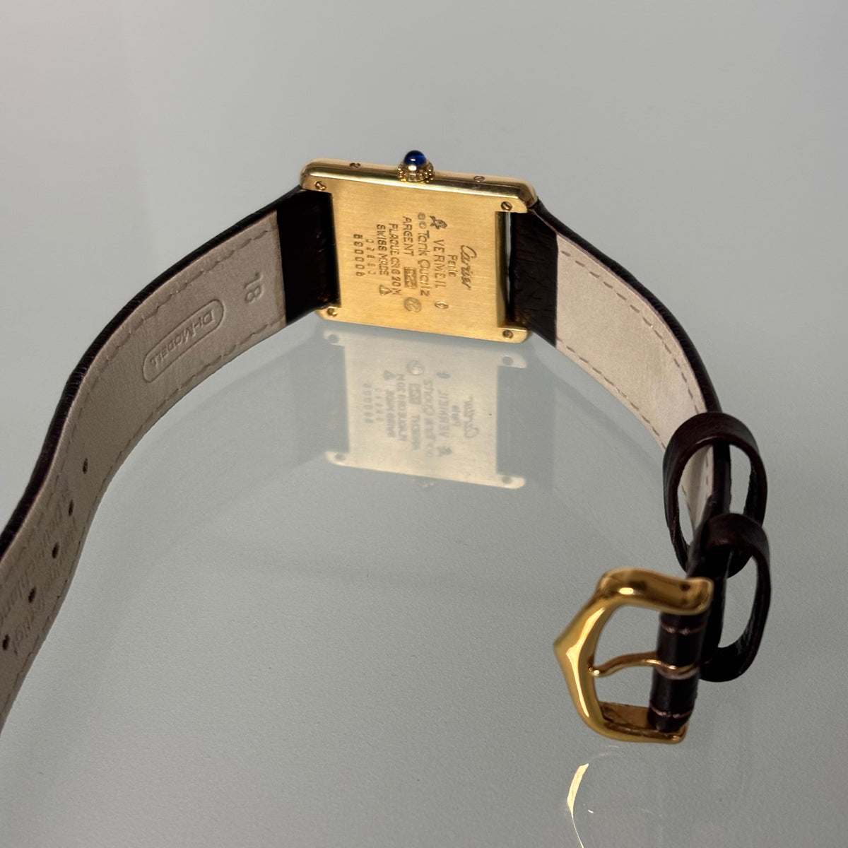 Cartier Tank Breguet GM with original buckle