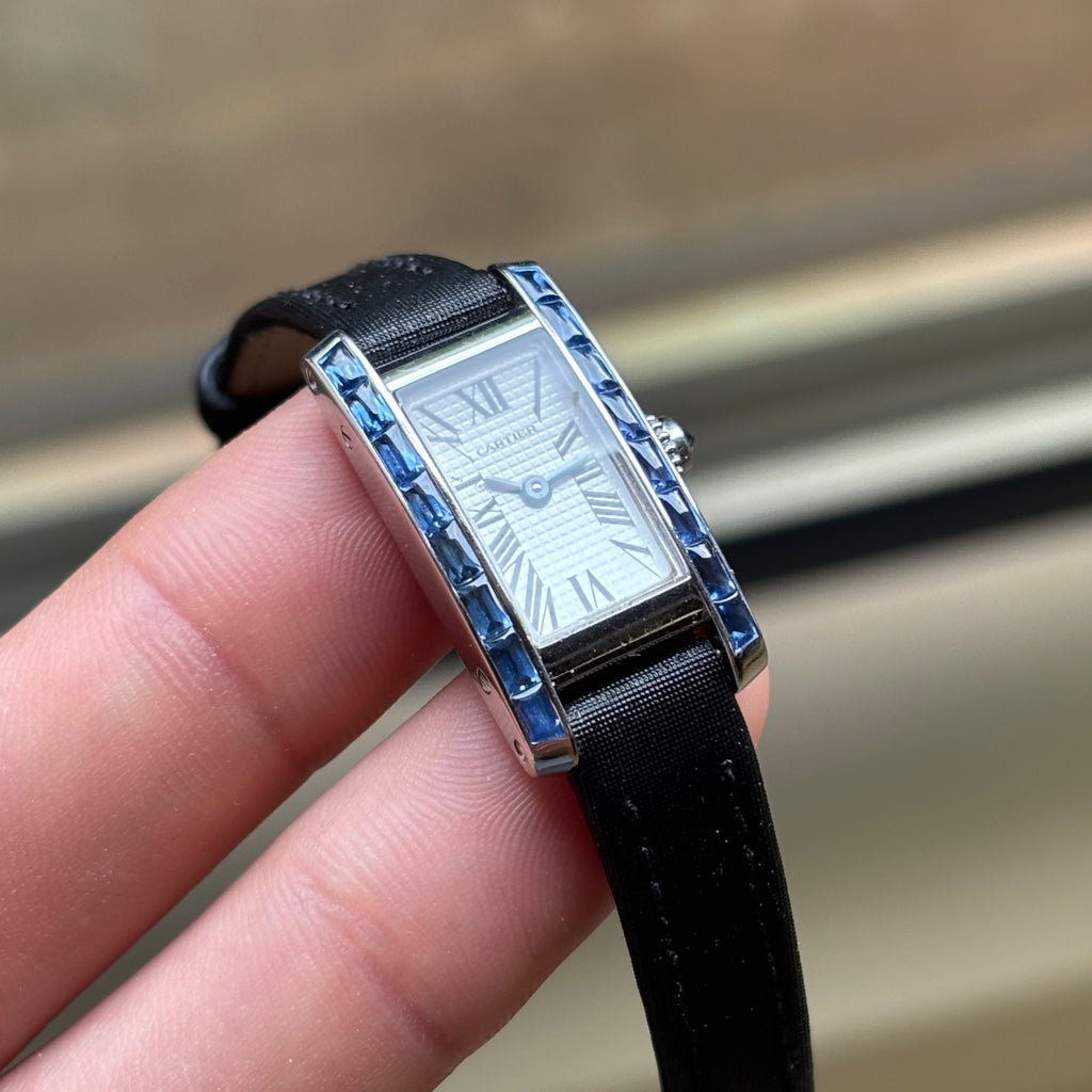 Cartier Tank Lanieres factory baguettes