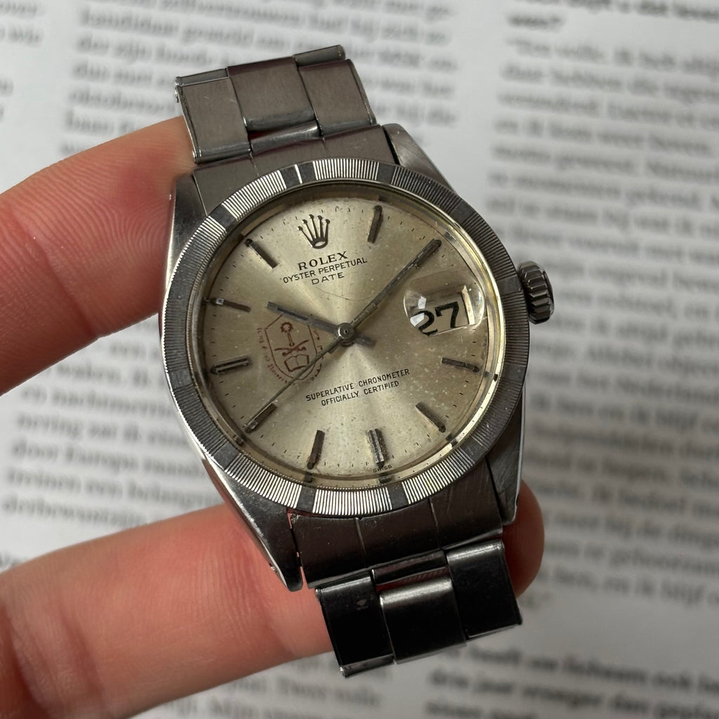 Rolex Date Ref. 1500 – Saudi University Dial, 34 mm Vintage