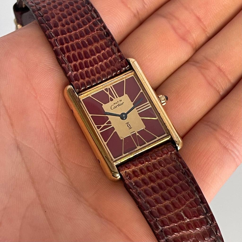 Cartier Tank GM Bordeaux