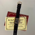 Cartier Tank PM Black dial Full Set
