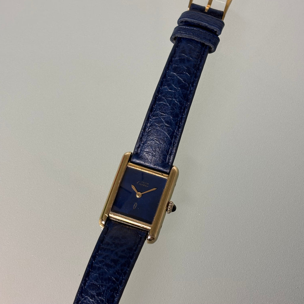 Cartier Tank Pm Lapis lacquer dial