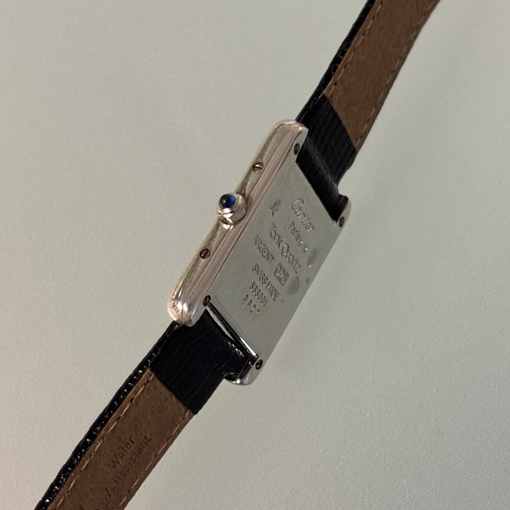 Cartier Tank PM Silver White dial
